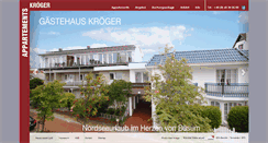 Desktop Screenshot of kroeger-buesum.de